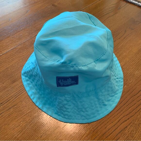 UV SKINS Reversible Boys Bucket Hat Sz 6 Aqua / Dinosaurs. - Picture 6 of 11